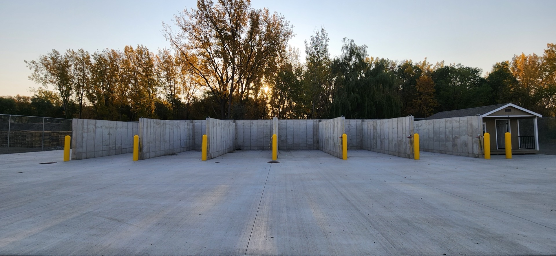 Industrial composting facility